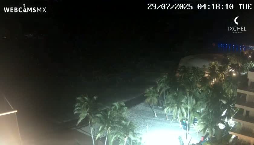 Isla Mujeres, Playa Cocal Beach Live Cam - Centro, Isla Mujeres, Quintana Roo, Mexico