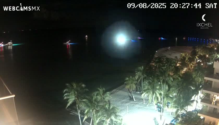 Isla Mujeres, Playa Cocal Beach Live Cam - Centro, Isla Mujeres, Quintana Roo, Mexico