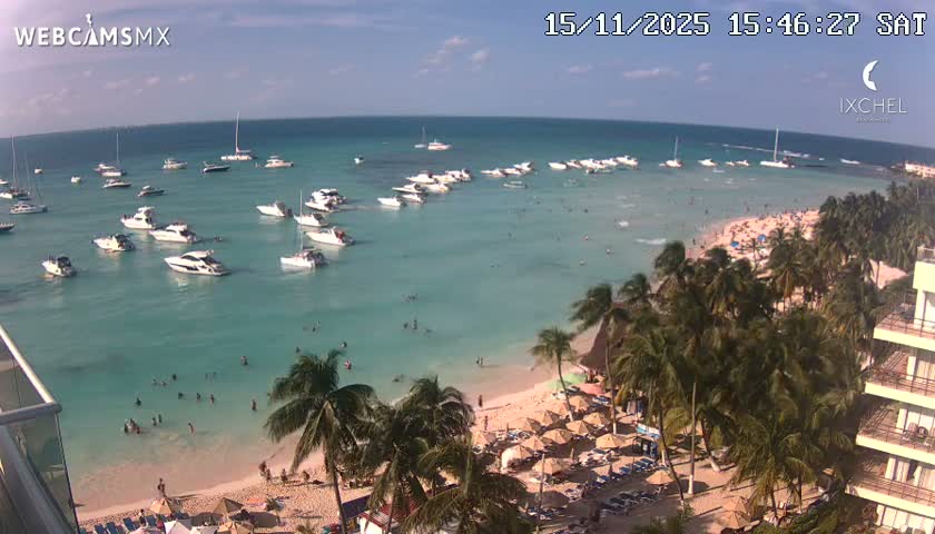 Isla Mujeres, Playa Cocal Beach Live Cam - Centro, Isla Mujeres, Quintana Roo, Mexico