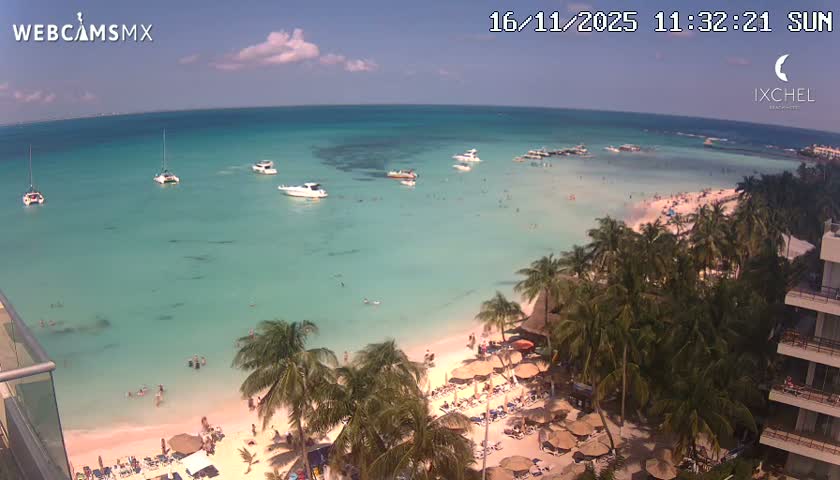 Isla Mujeres, Playa Cocal Beach Live Cam - Centro, Isla Mujeres, Quintana Roo, Mexico