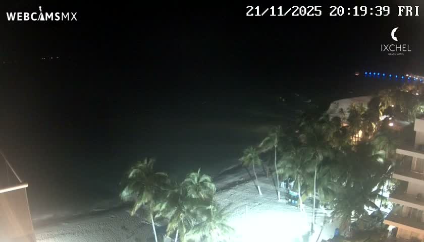 Isla Mujeres, Playa Cocal Beach Live Cam - Centro, Isla Mujeres, Quintana Roo, Mexico