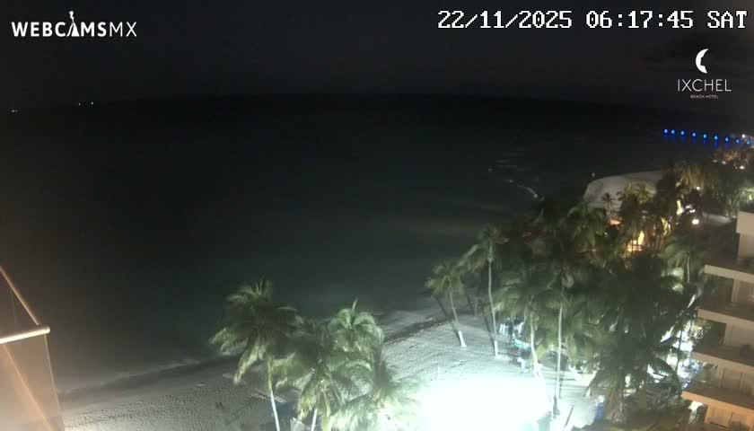 Isla Mujeres, Playa Cocal Beach Live Cam - Centro, Isla Mujeres, Quintana Roo, Mexico
