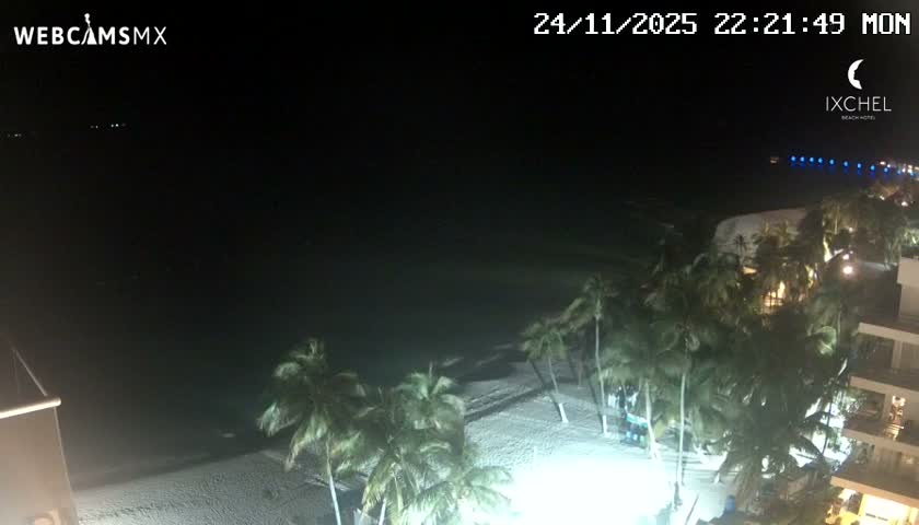 Isla Mujeres, Playa Cocal Beach Live Cam - Centro, Isla Mujeres, Quintana Roo, Mexico