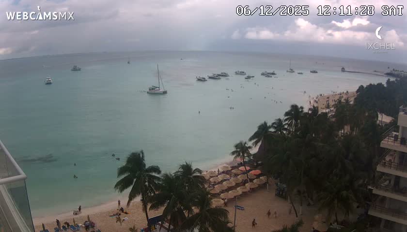 Isla Mujeres, Playa Cocal Beach Live Cam - Centro, Isla Mujeres, Quintana Roo, Mexico