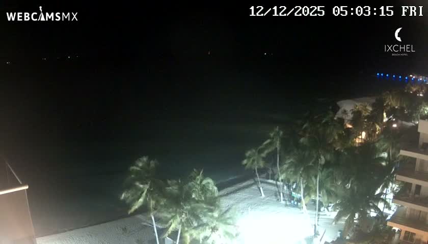 Isla Mujeres, Playa Cocal Beach Live Cam - Centro, Isla Mujeres, Quintana Roo, Mexico