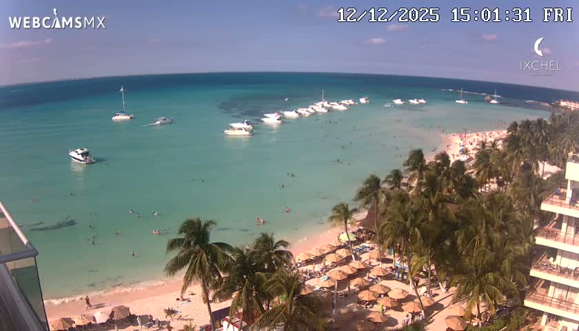 Isla Mujeres, Playa Cocal Beach Live Cam - Centro, Isla Mujeres, Quintana Roo, Mexico