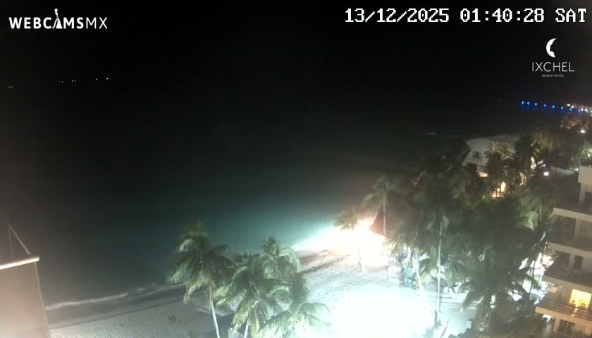 Isla Mujeres, Playa Cocal Beach Live Cam - Centro, Isla Mujeres, Quintana Roo, Mexico