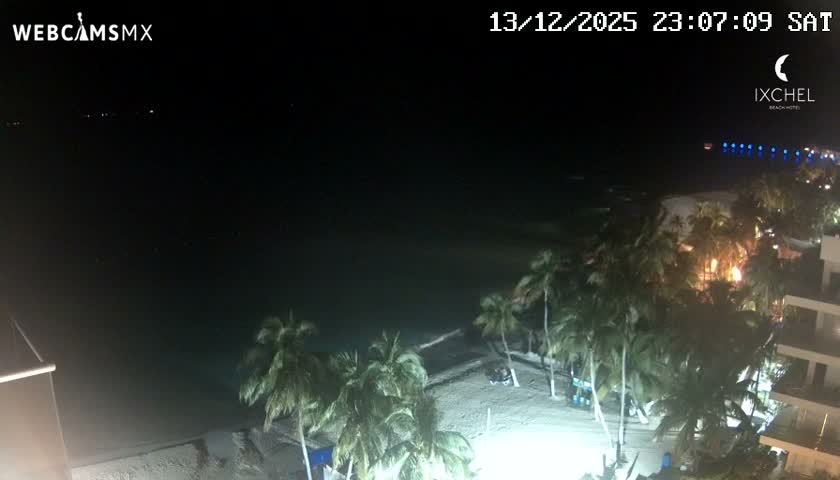 Isla Mujeres, Playa Cocal Beach Live Cam - Centro, Isla Mujeres, Quintana Roo, Mexico
