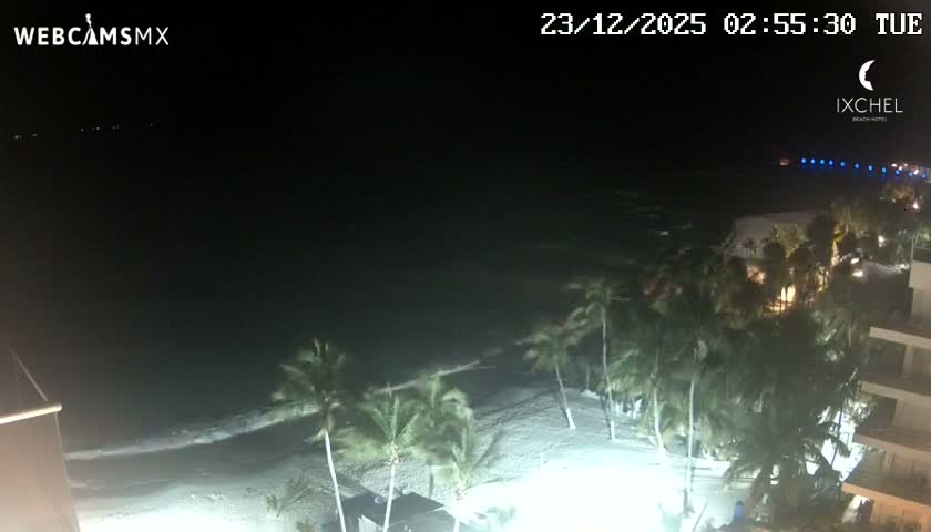 Isla Mujeres, Playa Cocal Beach Live Cam - Centro, Isla Mujeres, Quintana Roo, Mexico