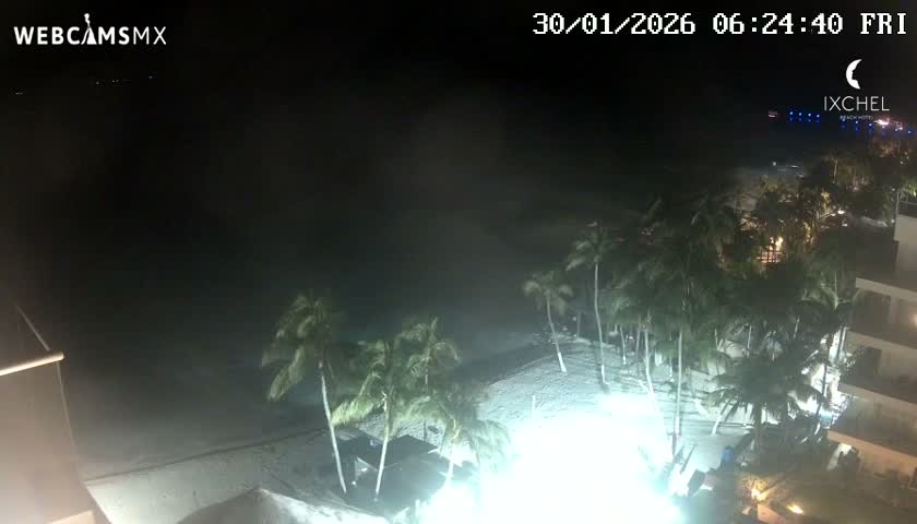 Isla Mujeres, Playa Cocal Beach Live Cam - Centro, Isla Mujeres, Quintana Roo, Mexico