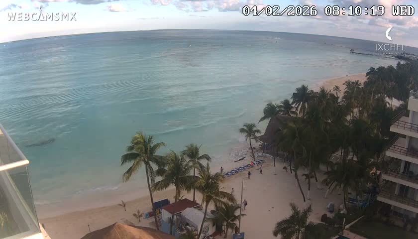 Isla Mujeres, Playa Cocal Beach Live Cam - Centro, Isla Mujeres, Quintana Roo, Mexico