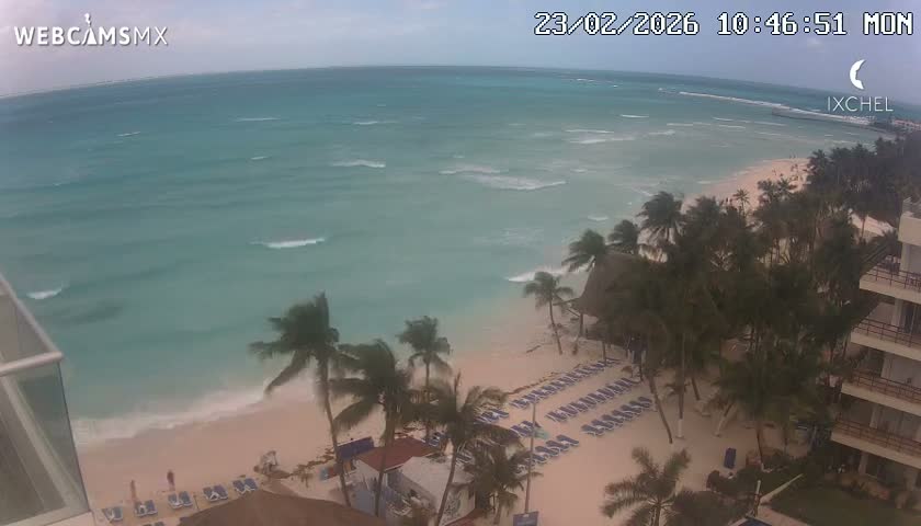 Isla Mujeres, Playa Cocal Beach Live Cam - Centro, Isla Mujeres, Quintana Roo, Mexico