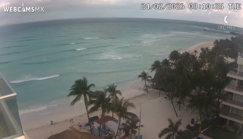 Isla Mujeres, Playa Cocal Beach Live Cam - Centro, Isla Mujeres, Quintana Roo, Mexico