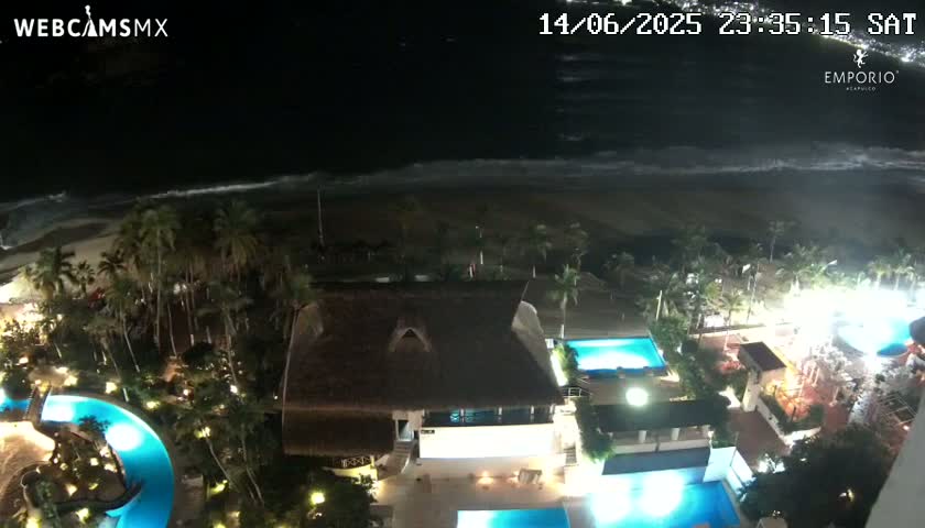 Acapulco, Playa El Morro Beach & Bay Live Cam - Acapulco de Juarez, Guerrero, Mexico