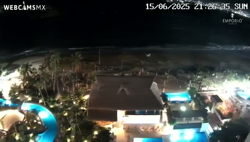Acapulco, Playa El Morro Beach & Bay Live Cam - Acapulco de Juarez, Guerrero, Mexico