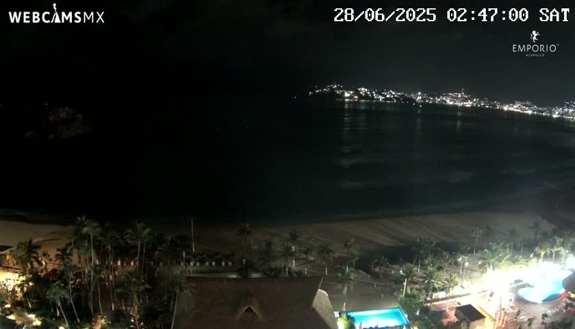 Acapulco, Playa El Morro Beach & Bay Live Cam - Acapulco de Juarez, Guerrero, Mexico