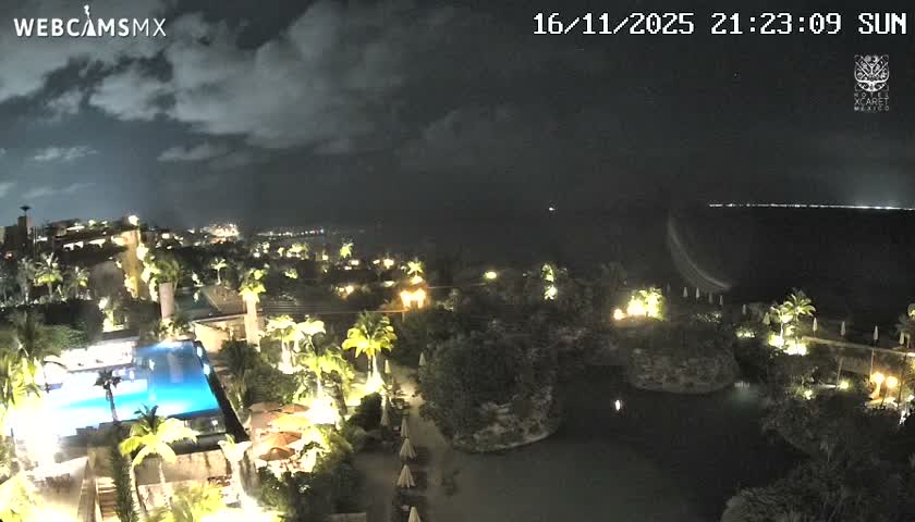 Playa Parque Xcaret Beach Live Cam - Playa Del Carmen, Solidaridad, Quintana Roo, Mexico