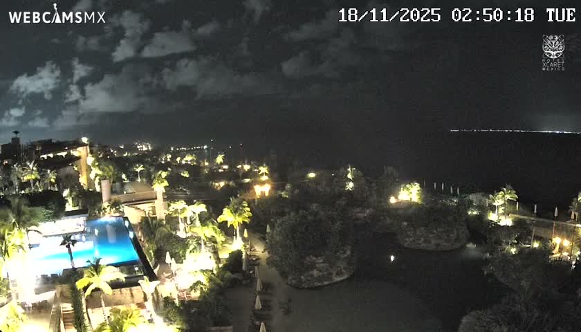 Playa Parque Xcaret Beach Live Cam - Playa Del Carmen, Solidaridad, Quintana Roo, Mexico