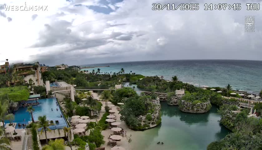 Playa Parque Xcaret Beach Live Cam - Playa Del Carmen, Solidaridad, Quintana Roo, Mexico