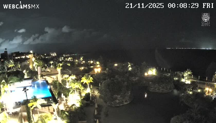 Playa Parque Xcaret Beach Live Cam - Playa Del Carmen, Solidaridad, Quintana Roo, Mexico