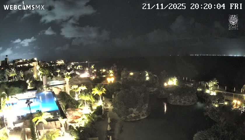 Playa Parque Xcaret Beach Live Cam - Playa Del Carmen, Solidaridad, Quintana Roo, Mexico