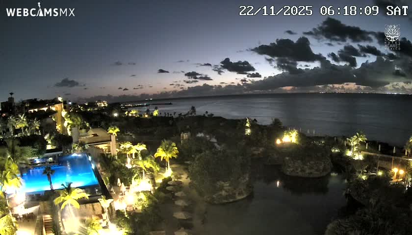Playa Parque Xcaret Beach Live Cam - Playa Del Carmen, Solidaridad, Quintana Roo, Mexico