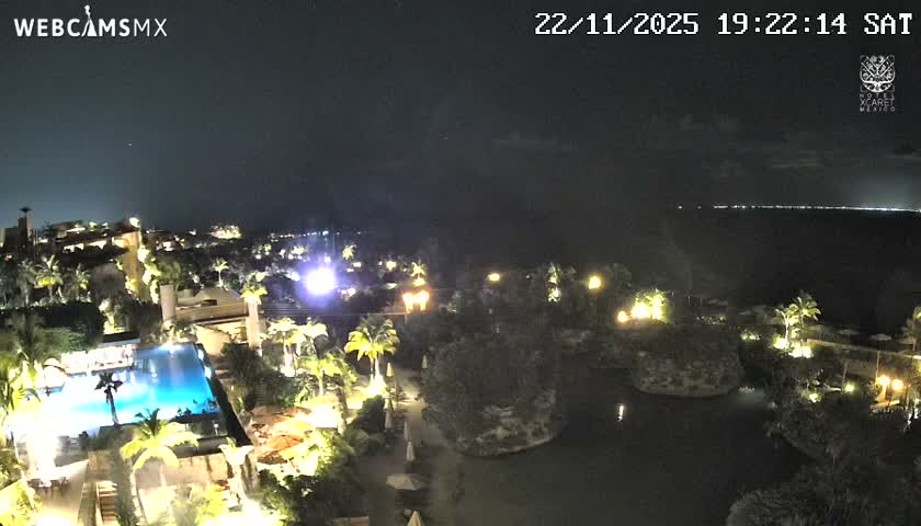Playa Parque Xcaret Beach Live Cam - Playa Del Carmen, Solidaridad, Quintana Roo, Mexico