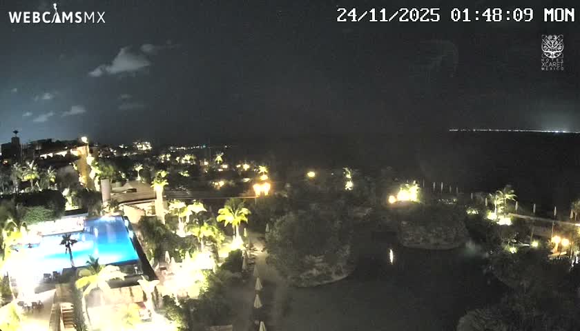 Playa Parque Xcaret Beach Live Cam - Playa Del Carmen, Solidaridad, Quintana Roo, Mexico