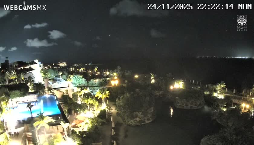Playa Parque Xcaret Beach Live Cam - Playa Del Carmen, Solidaridad, Quintana Roo, Mexico