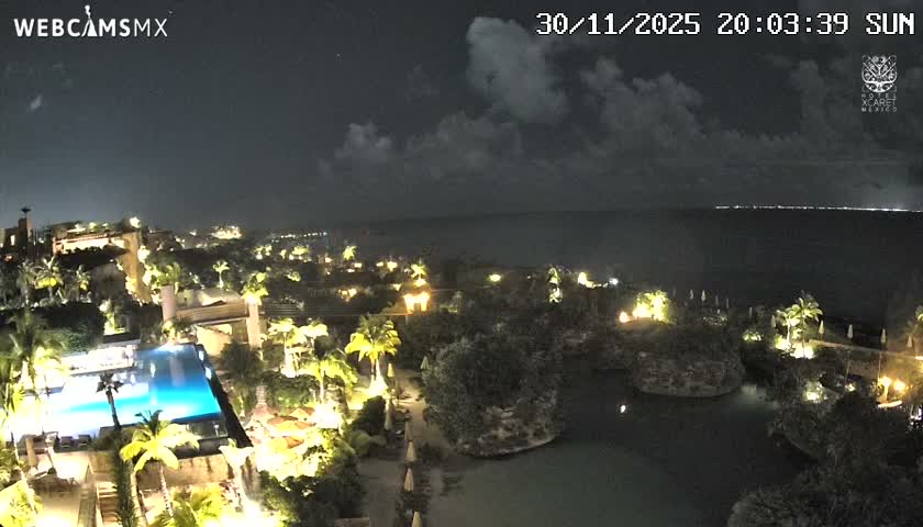 Playa Parque Xcaret Beach Live Cam - Playa Del Carmen, Solidaridad, Quintana Roo, Mexico
