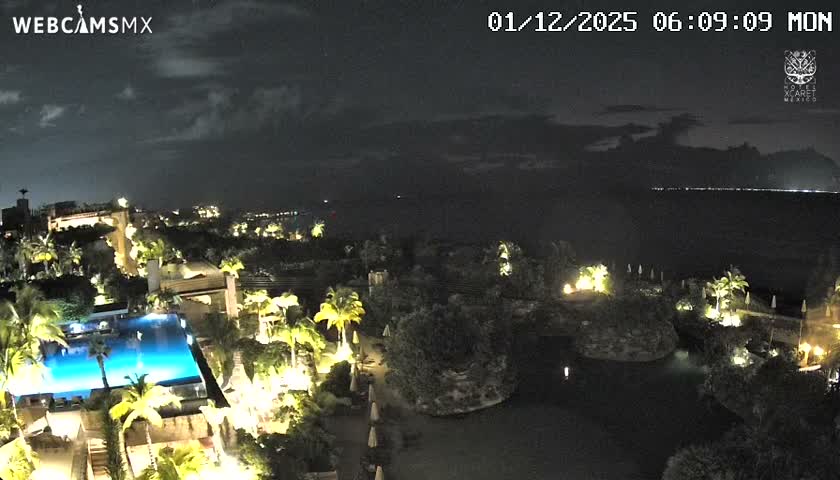 Playa Parque Xcaret Beach Live Cam - Playa Del Carmen, Solidaridad, Quintana Roo, Mexico