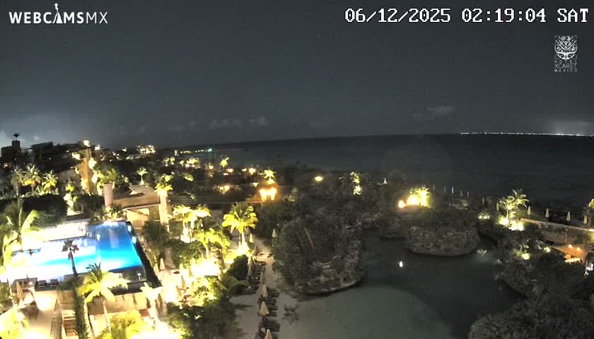 Playa Parque Xcaret Beach Live Cam - Playa Del Carmen, Solidaridad, Quintana Roo, Mexico