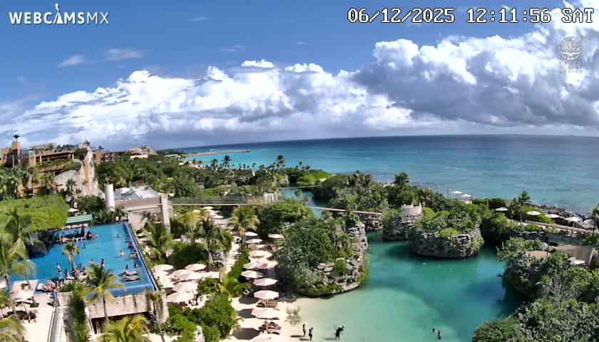 Playa Parque Xcaret Beach Live Cam - Playa Del Carmen, Solidaridad, Quintana Roo, Mexico