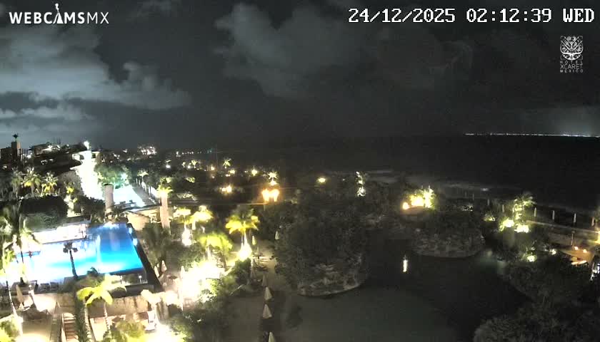 Playa Parque Xcaret Beach Live Cam - Playa Del Carmen, Solidaridad, Quintana Roo, Mexico