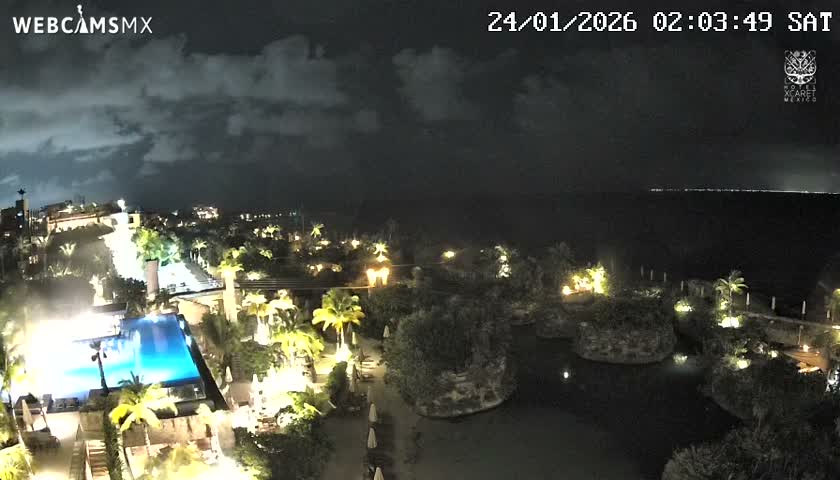 Playa Parque Xcaret Beach Live Cam - Playa Del Carmen, Solidaridad, Quintana Roo, Mexico