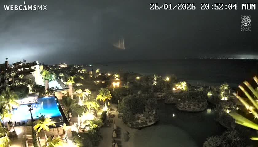 Playa Parque Xcaret Beach Live Cam - Playa Del Carmen, Solidaridad, Quintana Roo, Mexico