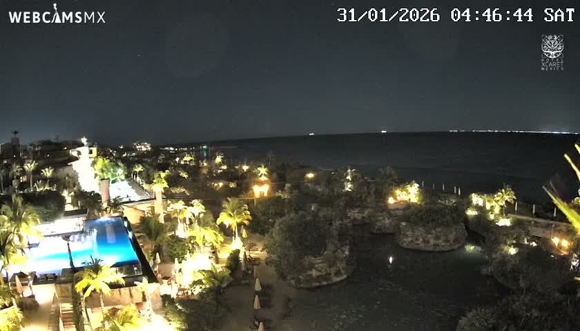 Playa Parque Xcaret Beach Live Cam - Playa Del Carmen, Solidaridad, Quintana Roo, Mexico