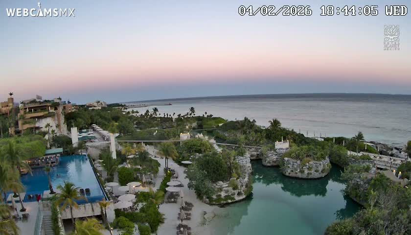 Playa Parque Xcaret Beach Live Cam - Playa Del Carmen, Solidaridad, Quintana Roo, Mexico