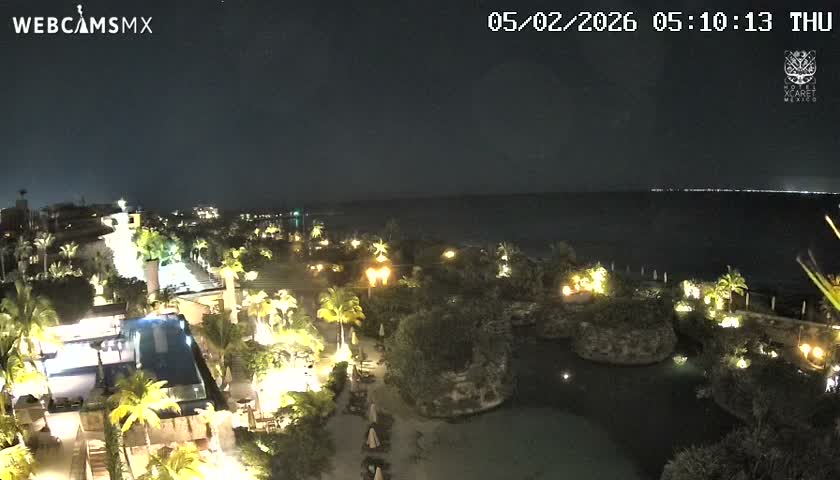 Playa Parque Xcaret Beach Live Cam - Playa Del Carmen, Solidaridad, Quintana Roo, Mexico
