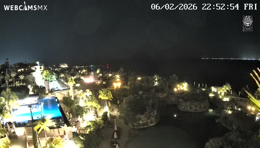 Playa Parque Xcaret Beach Live Cam - Playa Del Carmen, Solidaridad, Quintana Roo, Mexico