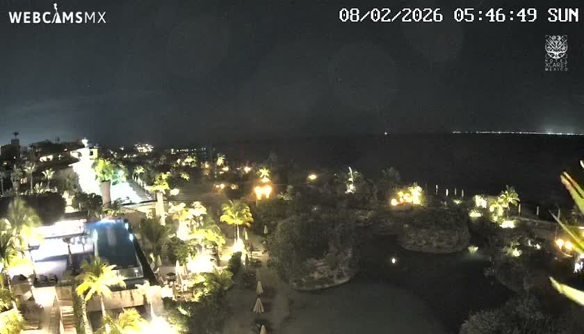Playa Parque Xcaret Beach Live Cam - Playa Del Carmen, Solidaridad, Quintana Roo, Mexico