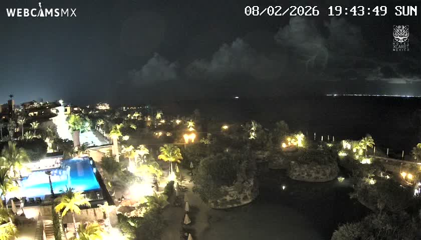 Playa Parque Xcaret Beach Live Cam - Playa Del Carmen, Solidaridad, Quintana Roo, Mexico