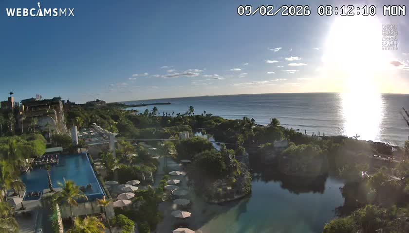Playa Parque Xcaret Beach Live Cam - Playa Del Carmen, Solidaridad, Quintana Roo, Mexico