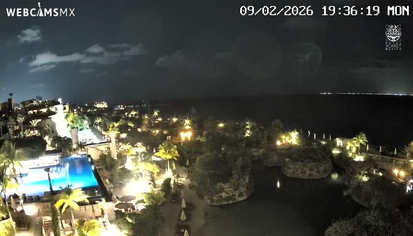 Playa Parque Xcaret Beach Live Cam - Playa Del Carmen, Solidaridad, Quintana Roo, Mexico