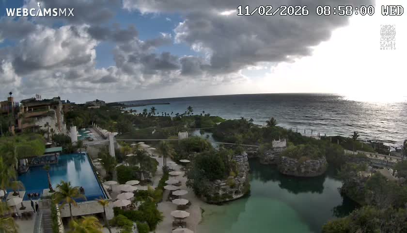Playa Parque Xcaret Beach Live Cam - Playa Del Carmen, Solidaridad, Quintana Roo, Mexico