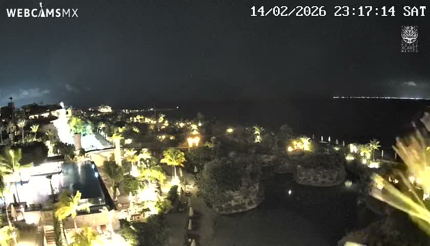 Playa Parque Xcaret Beach Live Cam - Playa Del Carmen, Solidaridad, Quintana Roo, Mexico