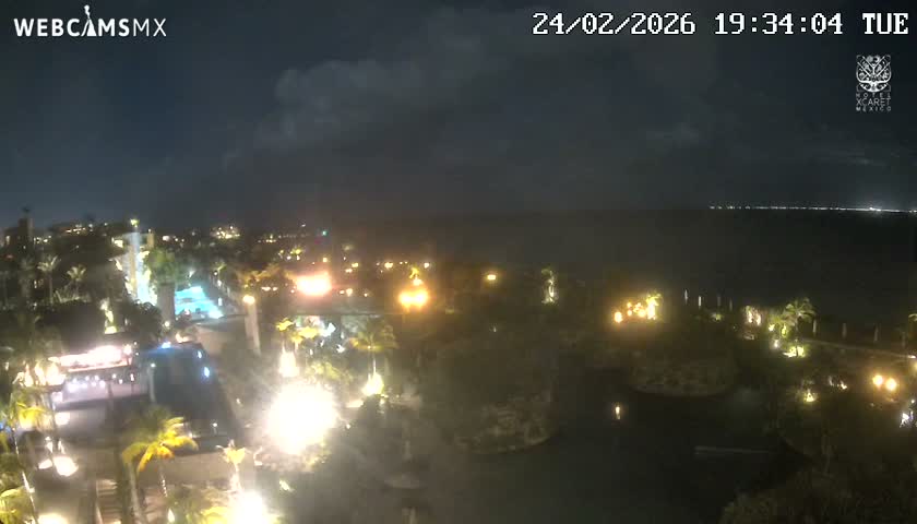 Playa Parque Xcaret Beach Live Cam - Playa Del Carmen, Solidaridad, Quintana Roo, Mexico
