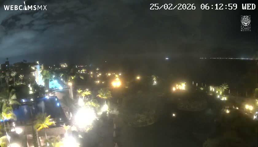 Playa Parque Xcaret Beach Live Cam - Playa Del Carmen, Solidaridad, Quintana Roo, Mexico