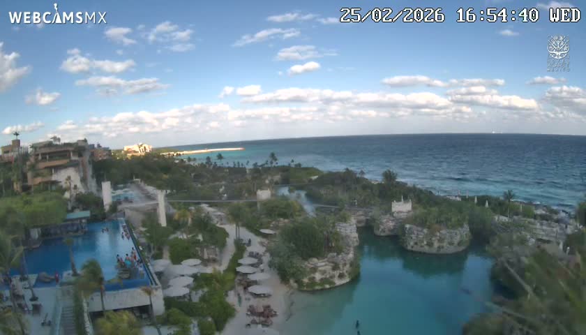 Playa Parque Xcaret Beach Live Cam - Playa Del Carmen, Solidaridad, Quintana Roo, Mexico