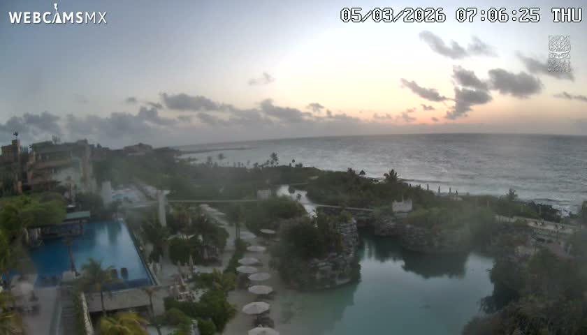 Playa Parque Xcaret Beach Live Cam - Playa Del Carmen, Solidaridad, Quintana Roo, Mexico